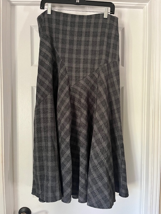 Jessica Dresses & Skirts - Vintage Jessica Grey and Black Plaid Skirt, Size 12
